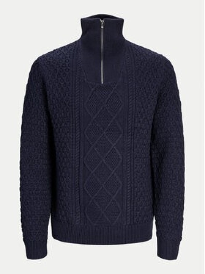 Jack & Jones Sweter Blunorth 12261780 Granatowy Regular Fit