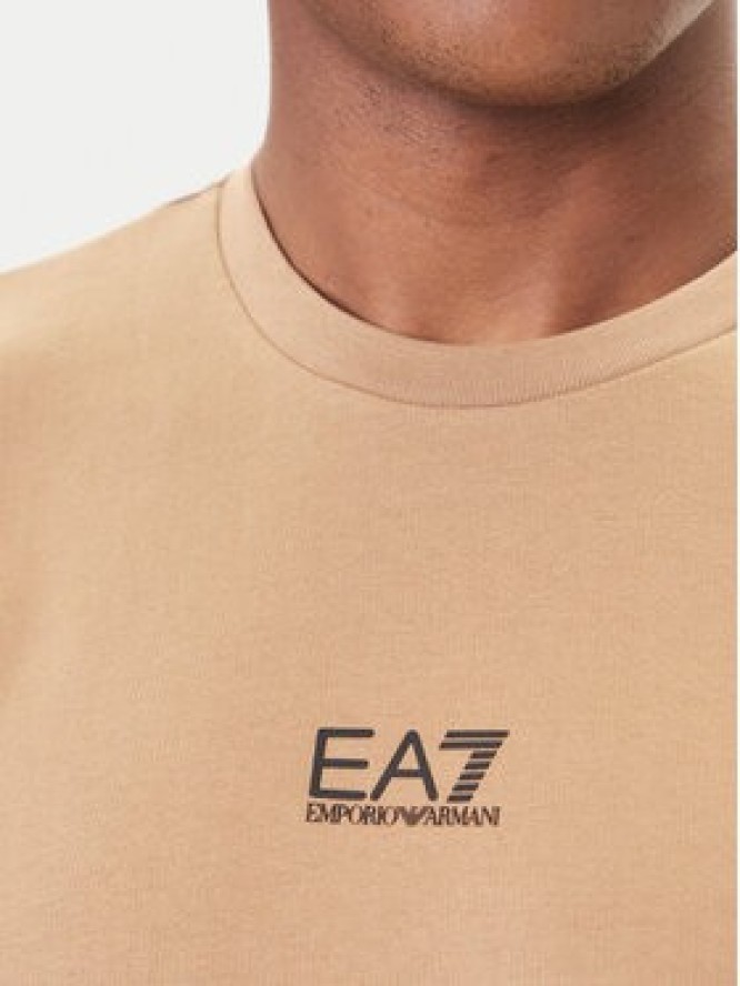 EA7 Emporio Armani Bluza 8NPM30 PJVRZ U6171 Beżowy Regular Fit
