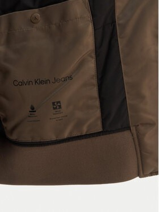 Calvin Klein Jeans Kurtka bomber LV04RC526G Brązowy Regular Fit