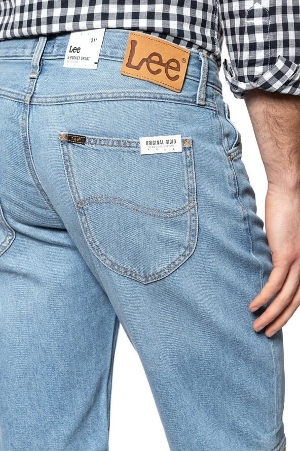 SPODENKI LEE 5 POCKET SHORT FLICK LIGHT L73ELJIR 112120469