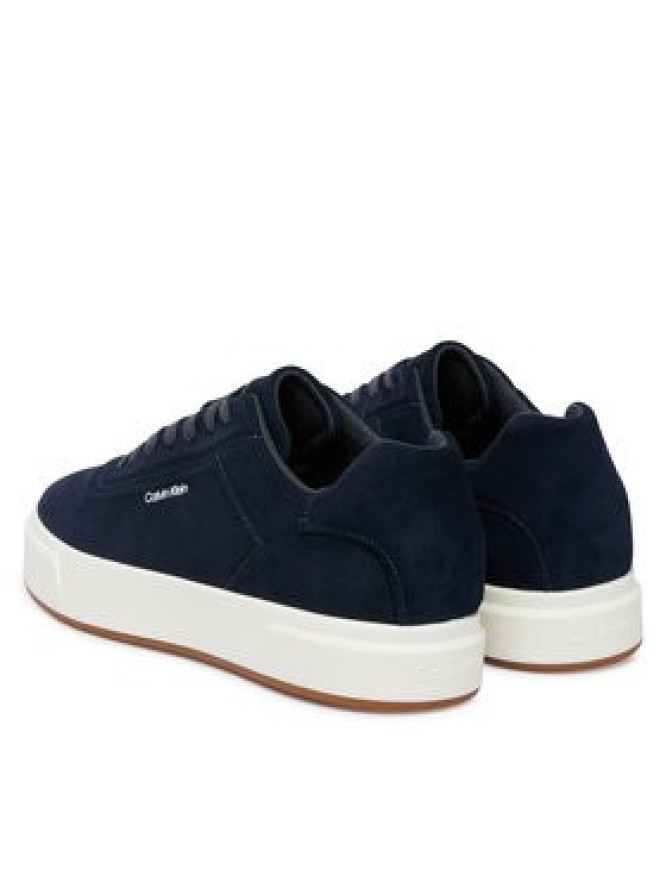 Calvin Klein Sneakersy Basket Cupsole Oxf Lup Hf Su HM0HM02131 Granatowy