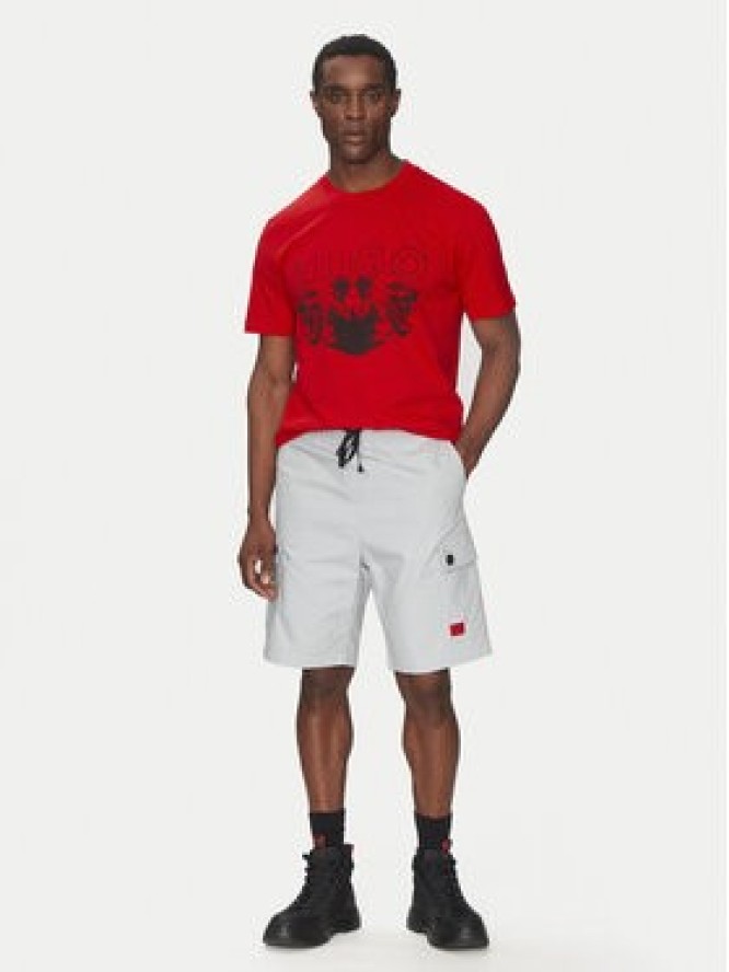HUGO T-Shirt 50538257 Czerwony Regular Fit