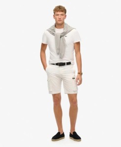 superdry Parachute Light Shorts z ripstopu bawełnianego – krój relaxed – OPTIC