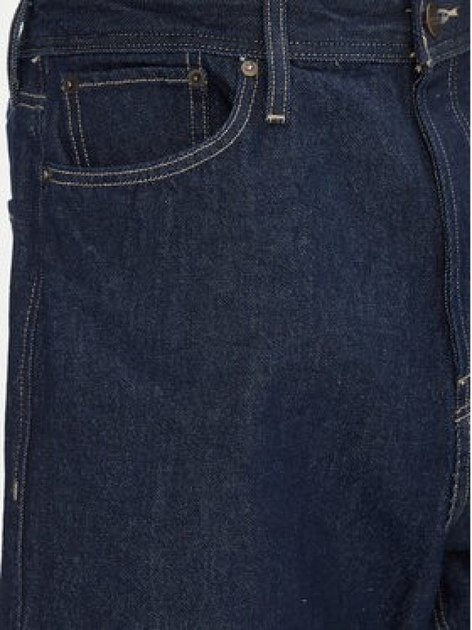 Jack & Jones Szorty jeansowe Ron 12272214 Granatowy Baggy Fit