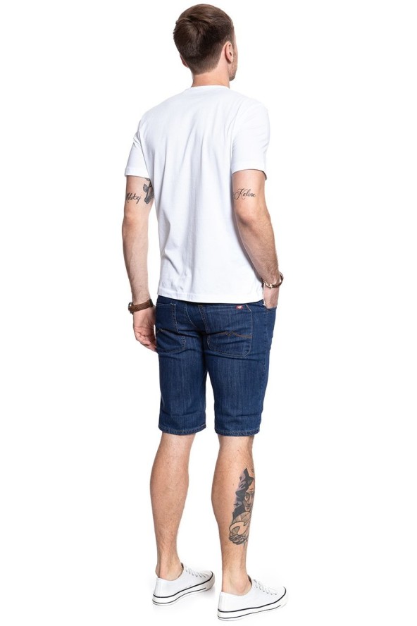 SPODENKI MUSTANG 5 Pocket Short DENIM BLUE 1007373 5000 580