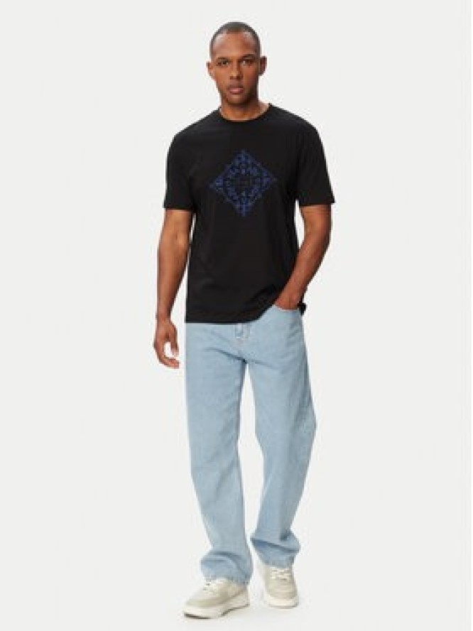 HUGO T-Shirt Nerberri 50572760 Czarny Regular Fit
