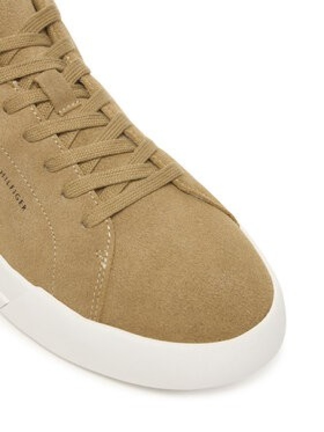 Tommy Hilfiger Sneakersy Th Court Core Suede FM0FM05716 Brązowy