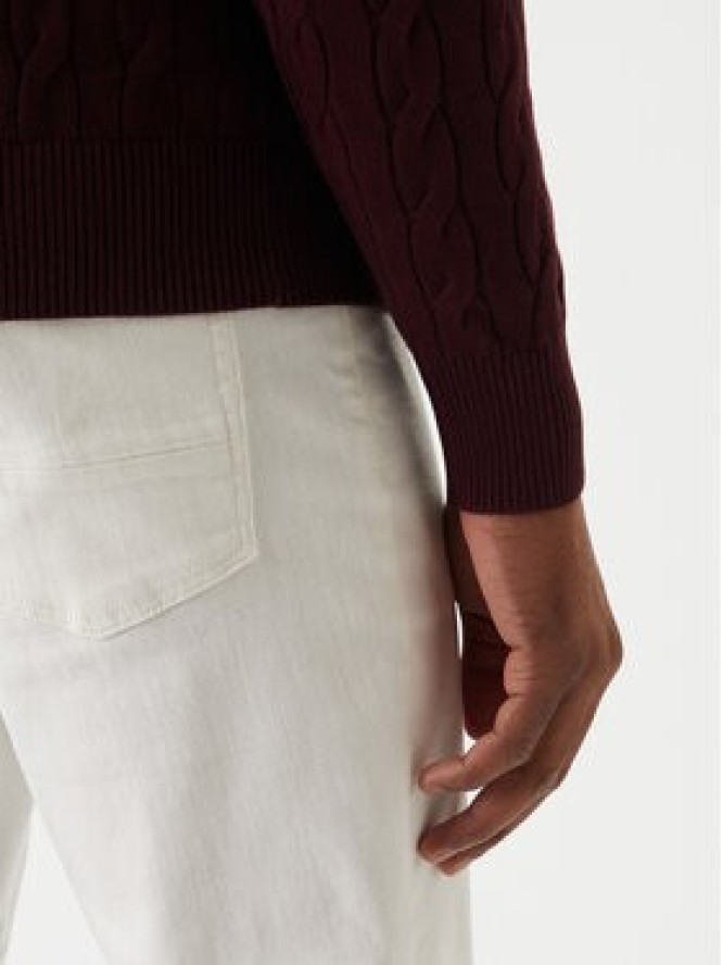 Tommy Hilfiger Sweter MW0MW33132 Bordowy Regular Fit