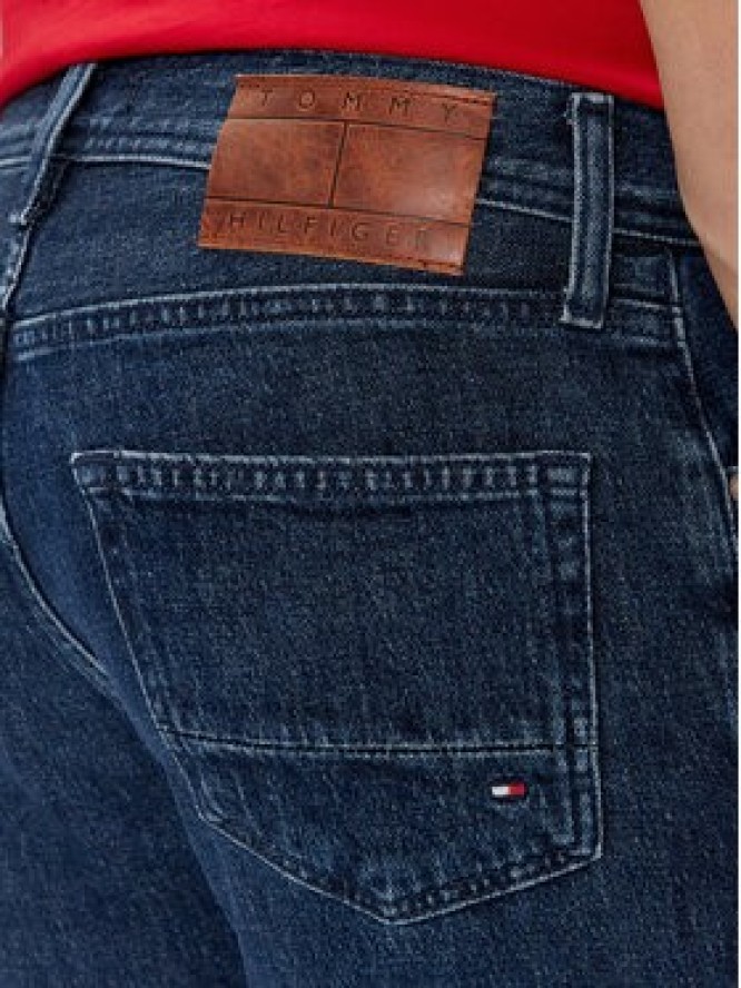 Tommy Hilfiger Jeansy Merceer MW0MW35169 Granatowy Straight Fit