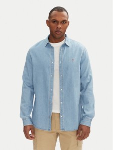 Tommy Jeans Koszula jeansowa DM0DM21146 Niebieski Regular Fit