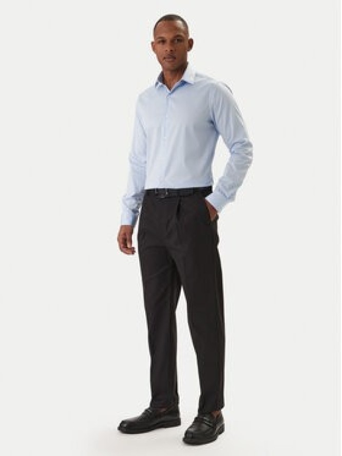 Calvin Klein Chinosy LV04LE612G Czarny Slim Fit