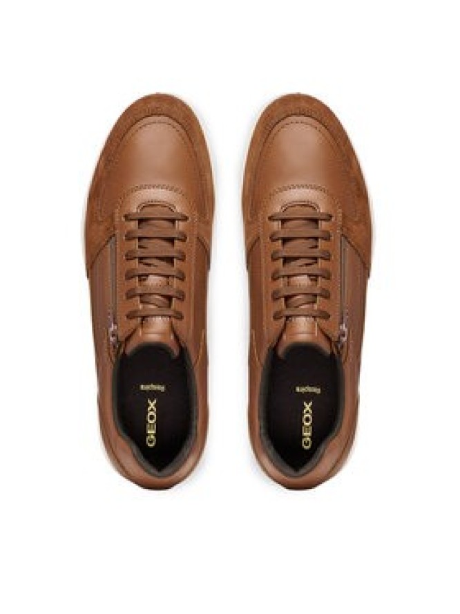 Geox Sneakersy U Avery U65H5A 0BC22 C6001 Brązowy