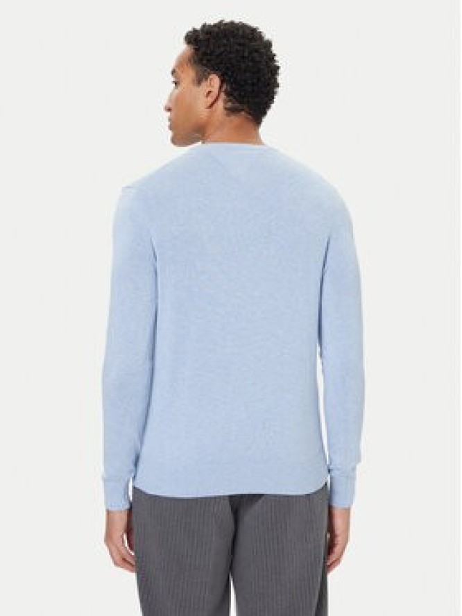 Tommy Hilfiger Sweter MW0MW28046 Błękitny Regular Fit