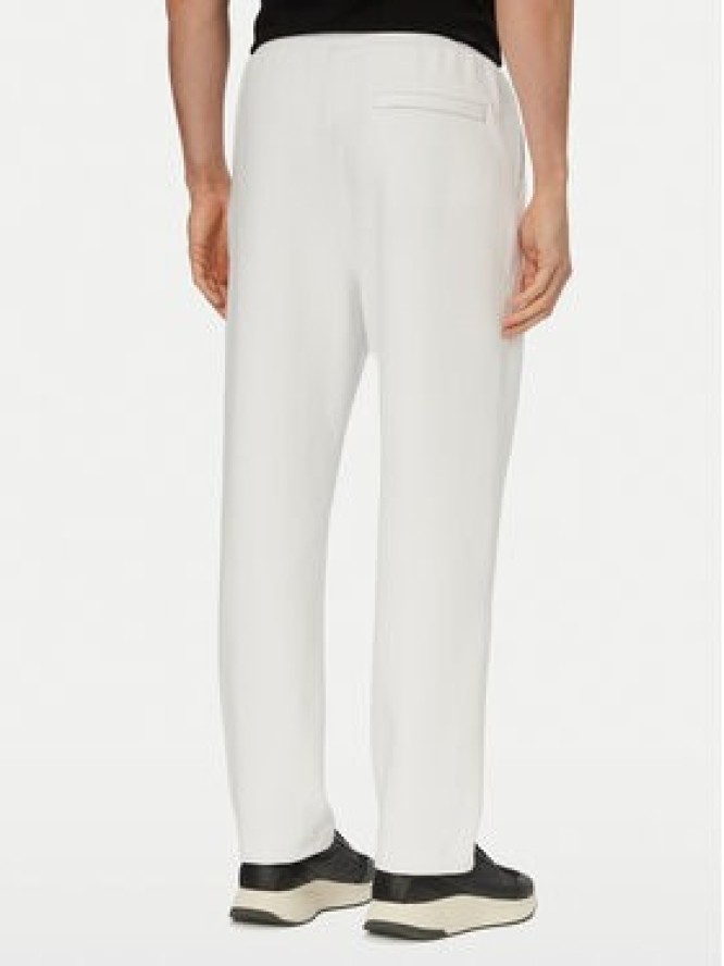 BOSS Spodnie dresowe Member Hurley 50558602 Biały Regular Fit