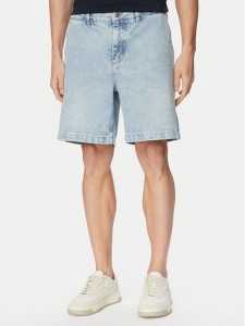 BOSS Szorty jeansowe Sandrew 50559031 Niebieski jasny Regular Fit