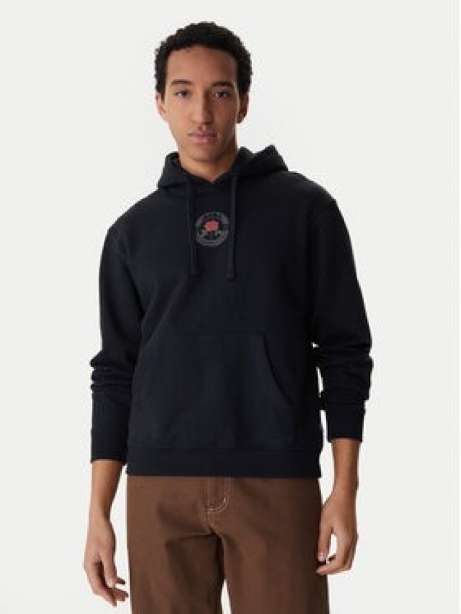 RVCA Bluza Roses Poster EVYSF00135 Czarny Regular Fit