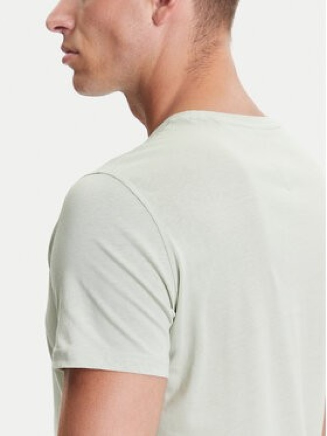 Tommy Jeans T-Shirt DM0DM04411 Zielony Slim Fit