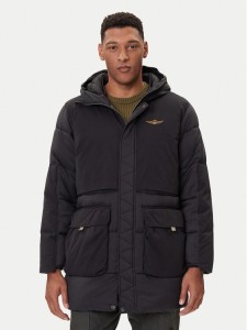 Aeronautica Militare Kurtka zimowa 252AB3015UCT04211 Czarny Regular Fit