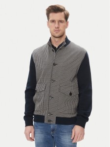 Bugatti Bluza 8750 75173C Granatowy Regular Fit