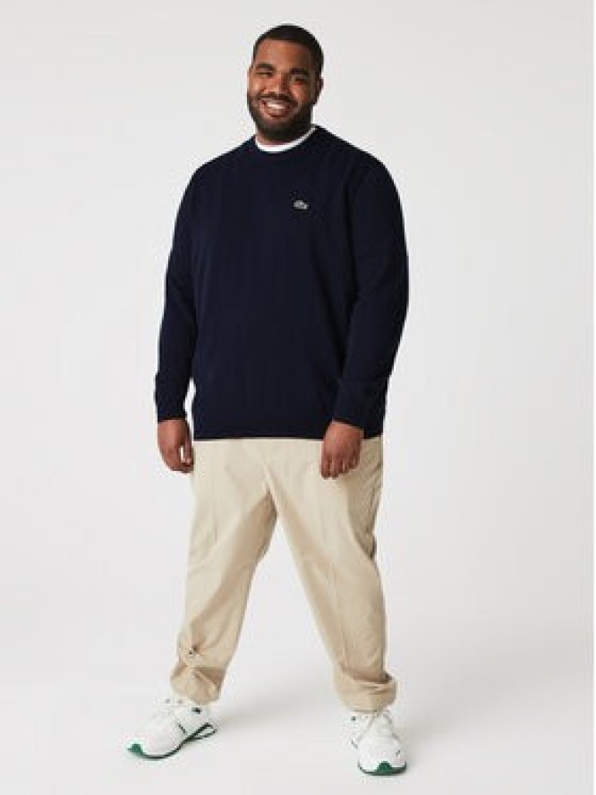 Lacoste Sweter AH1985-166 Granatowy Regular Fit