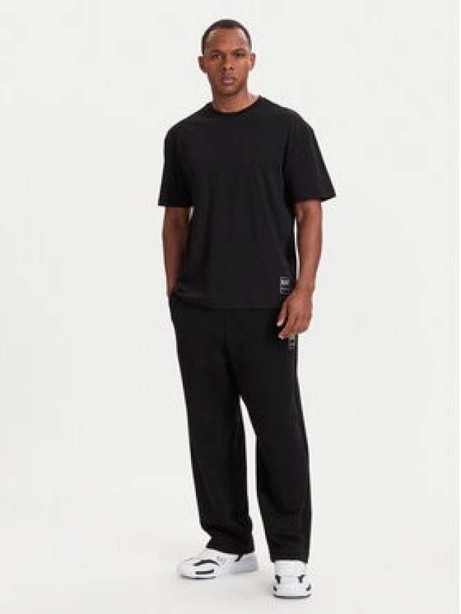 EA7 Emporio Armani T-Shirt 7M002107 AF10441 UC001 Czarny Relaxed Fit