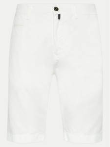 Pierre Cardin Szorty materiałowe 34770/000/5002 Biały Modern Fit