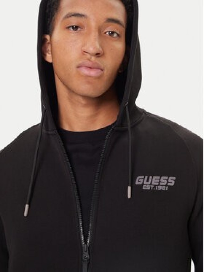 Guess Bluza Z5BQ12 KB3P2 Czarny Regular Fit