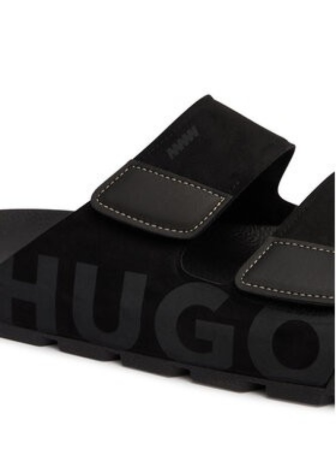 HUGO Klapki Evander 50563303 Czarny
