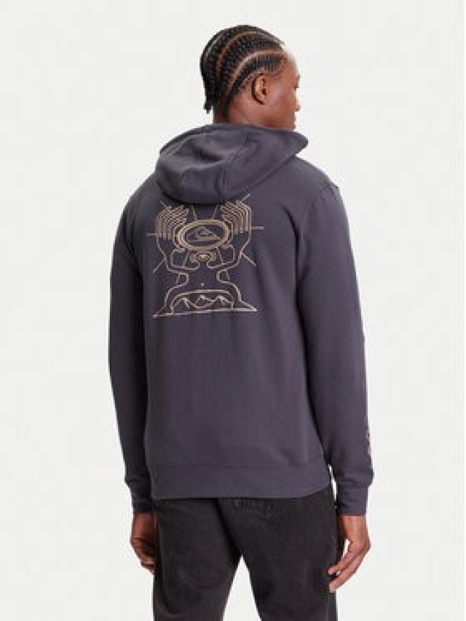 Quiksilver Bluza EQYFT05133-KSH0 Granatowy Regular Fit
