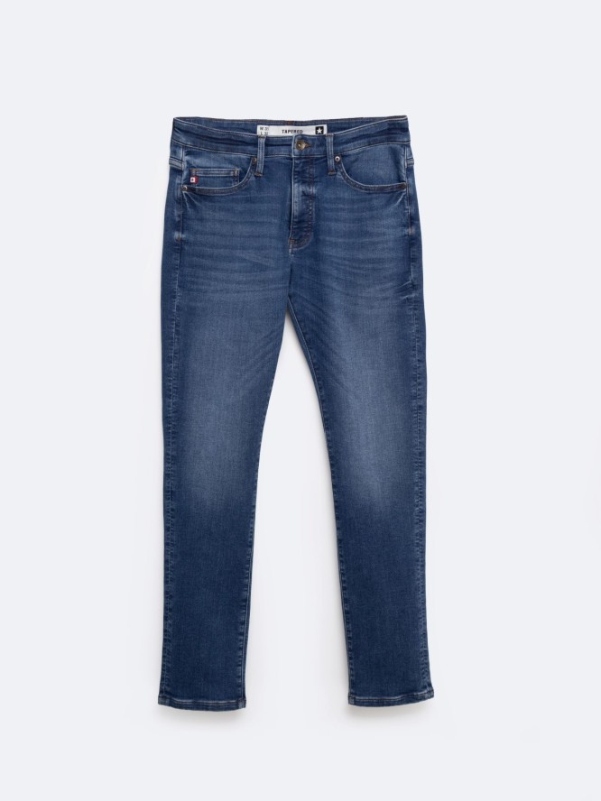 Jeansy męskie niebieskie Terry Carrot 411