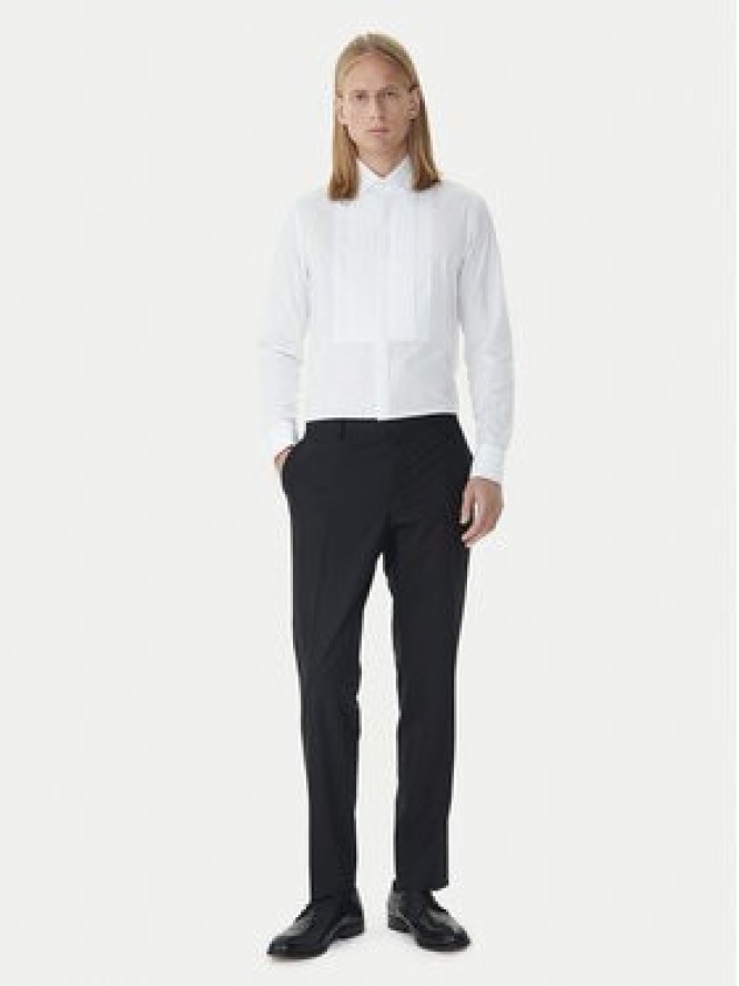 Calvin Klein Koszula LV019EU063 Biały Slim Fit