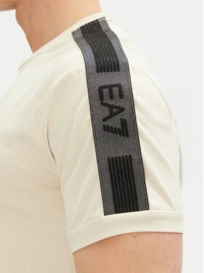 EA7 Emporio Armani T-Shirt 7M000138 AF10375 U1079 Écru Regular Fit