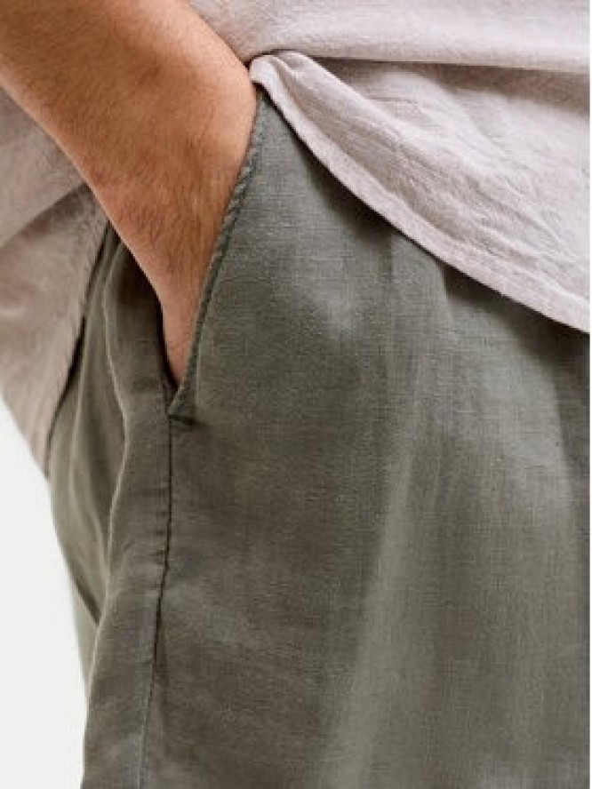 Jack & Jones Szorty materiałowe Lawrence 12253134 Zielony ciemny Wide Leg