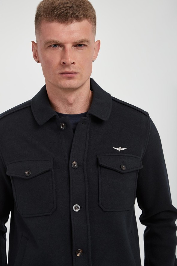 Kurtka męska z wełną AERONAUTICA MILITARE