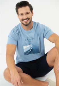 T-shirt z nadrukiem, Comfort Fit, T-SAIL