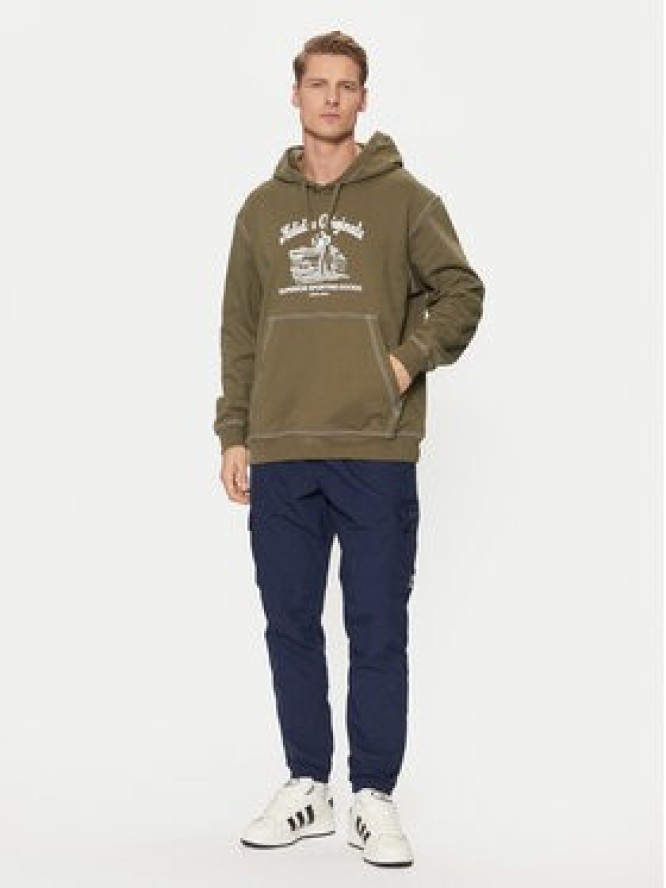 adidas Bluza Wabash JP4482 Zielony Loose Fit