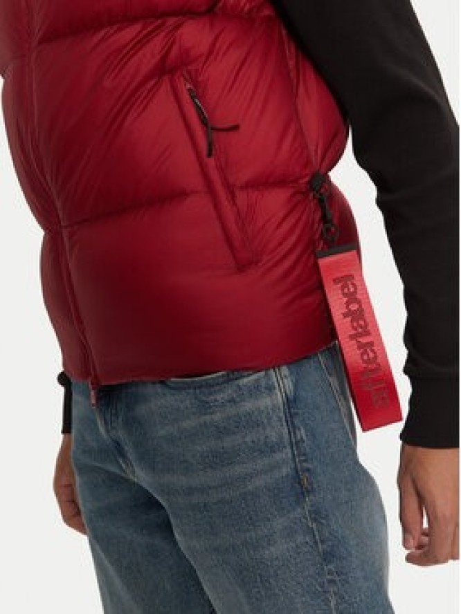After Label Bezrękawnik Anapa A00001 Czerwony Regular Fit