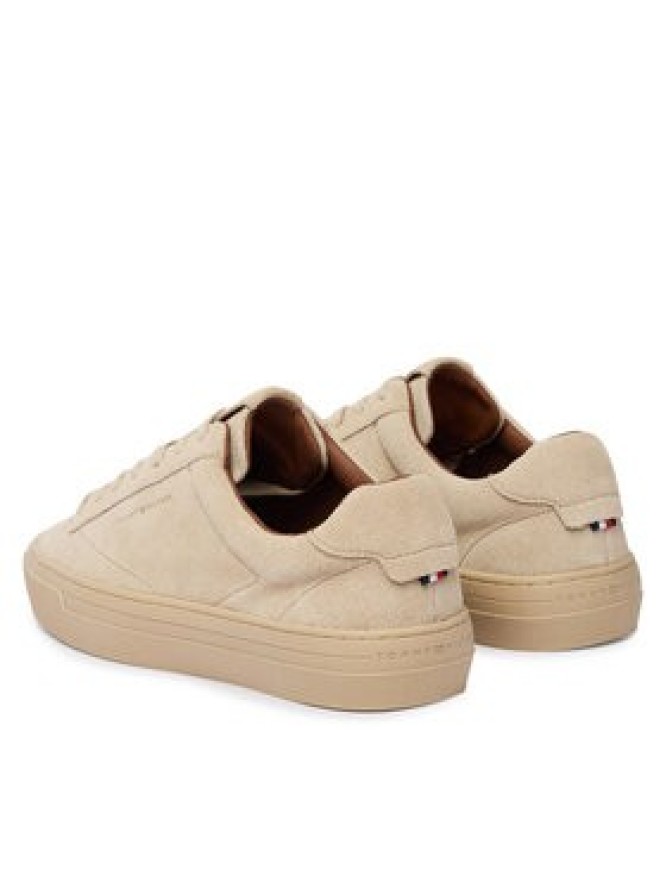 Tommy Hilfiger Sneakersy Park Premium Suede FM0FM05829 Beżowy