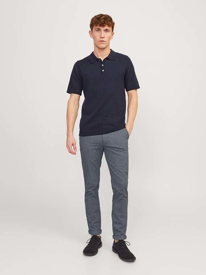 Jack & Jones Spodnie chino "Marco" w kolorze granatowym rozmiar: W28/L32