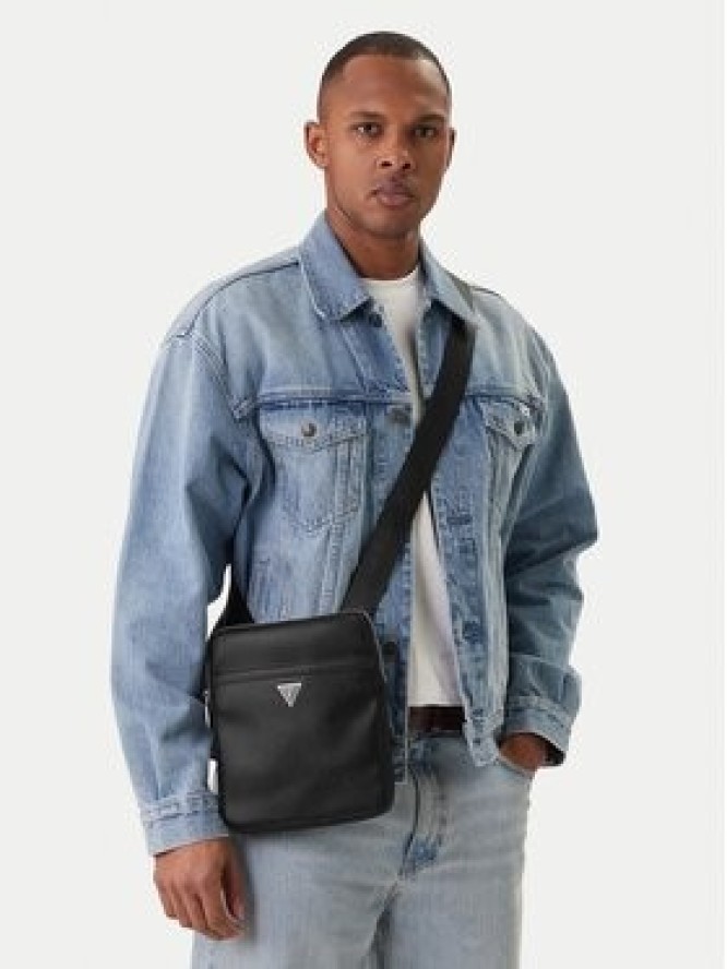 Guess Saszetka Certosa Saffiano Smart HMECSA P3123 Czarny