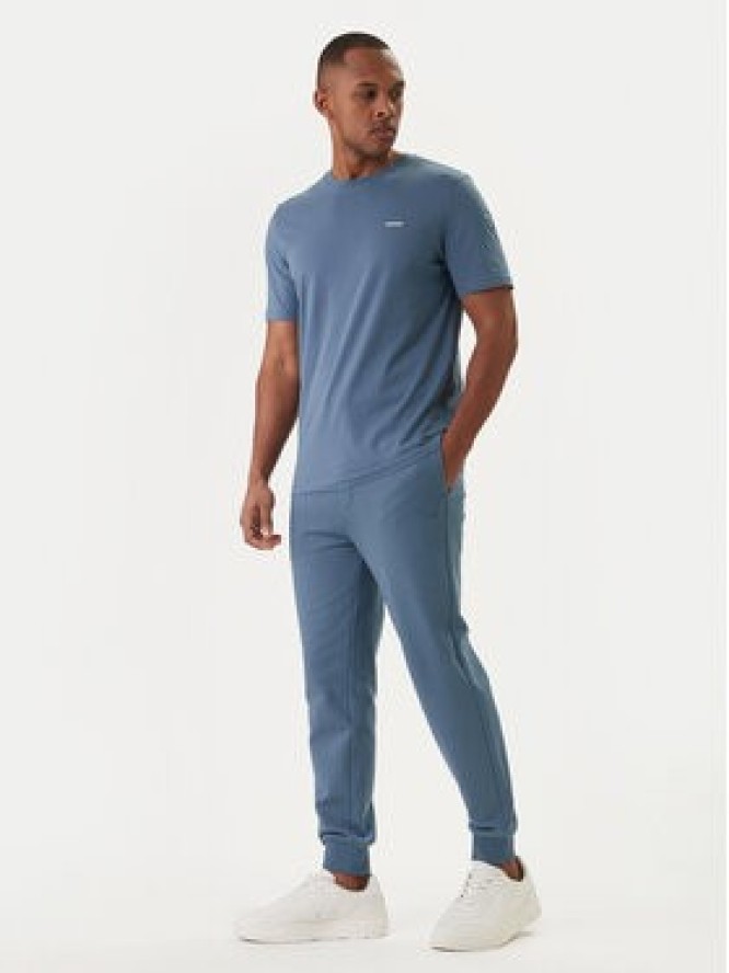 HUGO T-Shirt Dero222 50466158 Niebieski Regular Fit