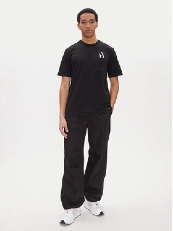 adidas T-Shirt Lounge Slides Graphic Pocket JC5283 Czarny Regular Fit