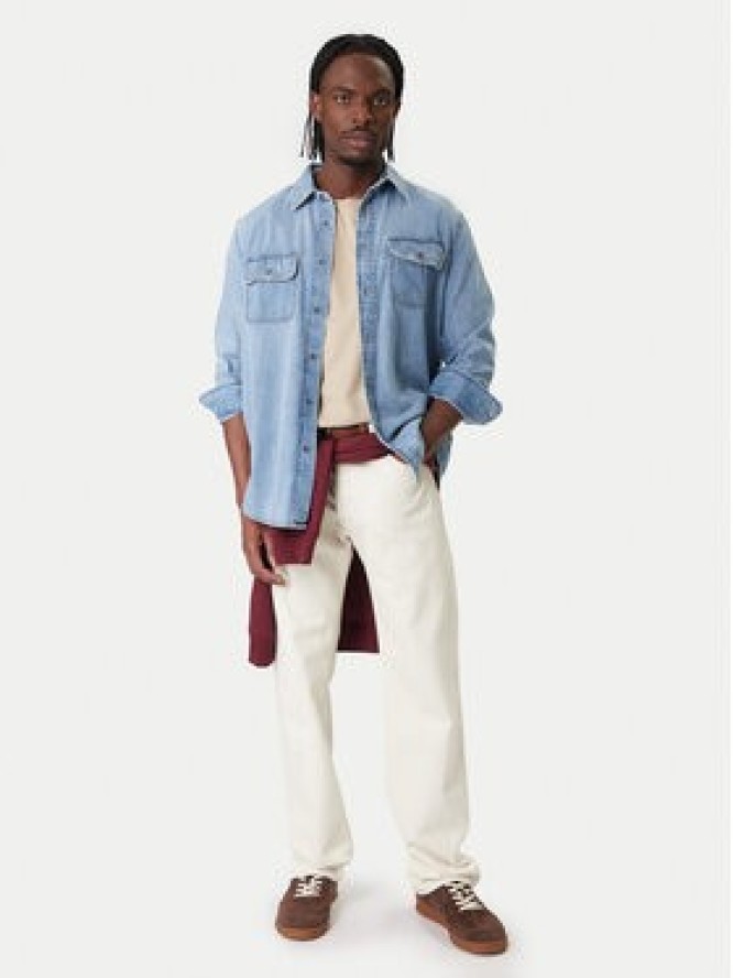 Tommy Jeans Koszula jeansowa Western DM0DM22304 Niebieski Relaxed Fit