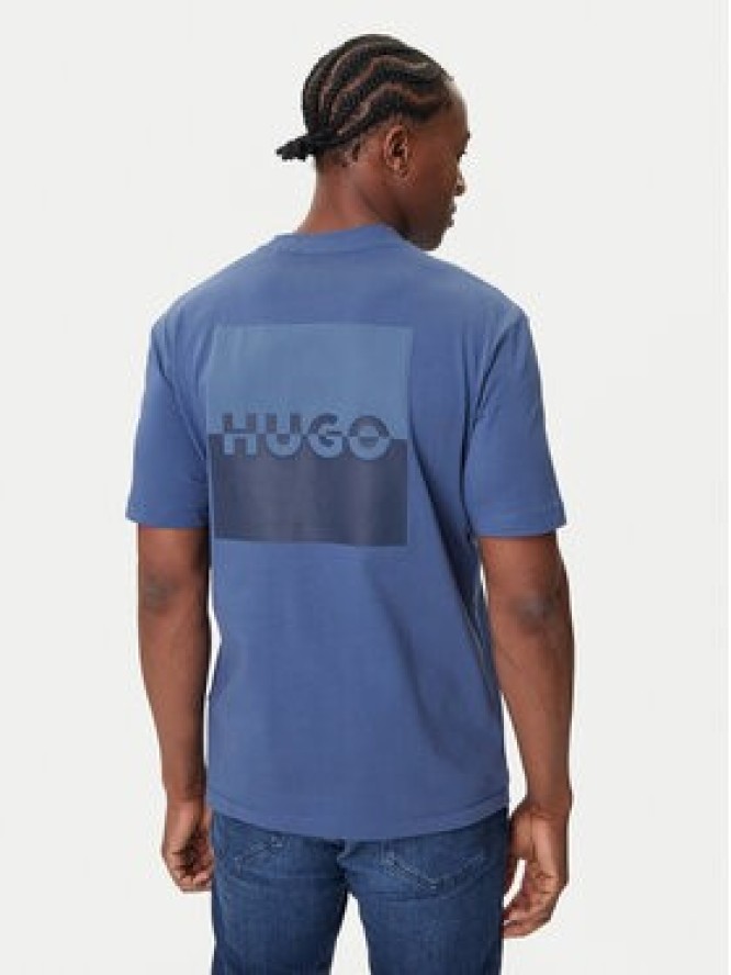HUGO T-Shirt Dusplito 50542816 Niebieski Relaxed Fit