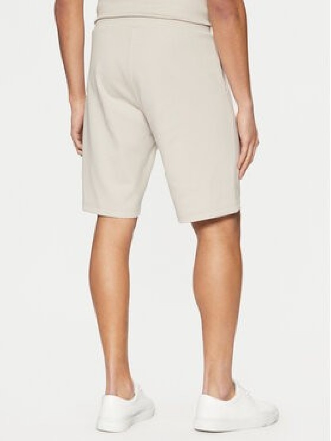 Calvin Klein Szorty sportowe Micro Logo K10K111208 Beżowy Regular Fit