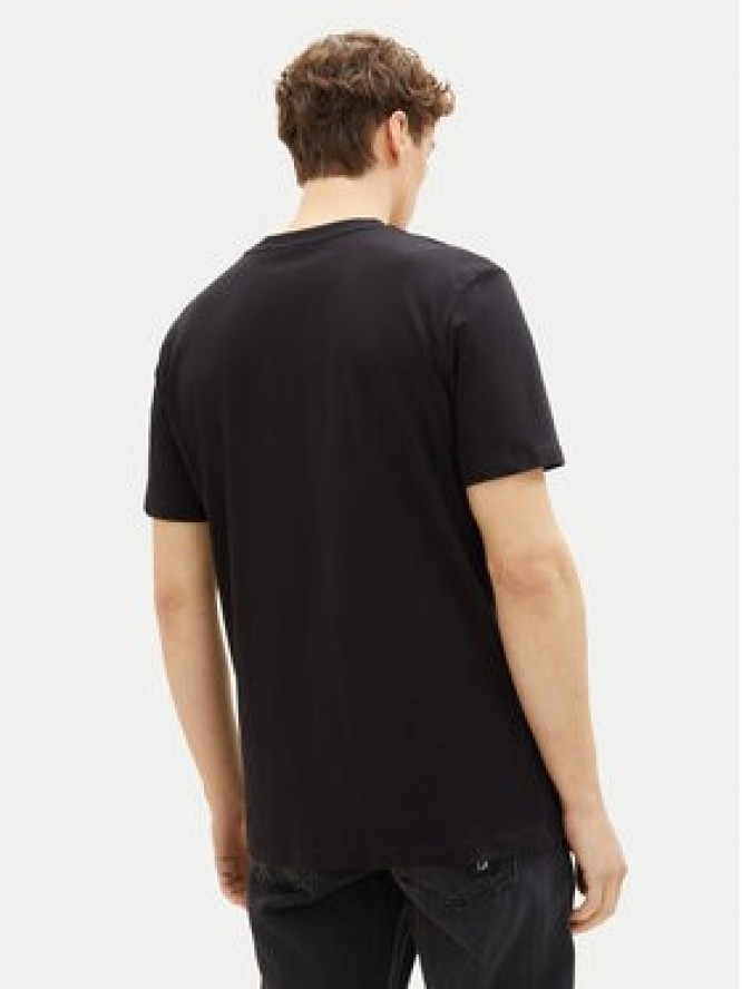 Tom Tailor Denim T-Shirt 1037653 Czarny Basic Fit