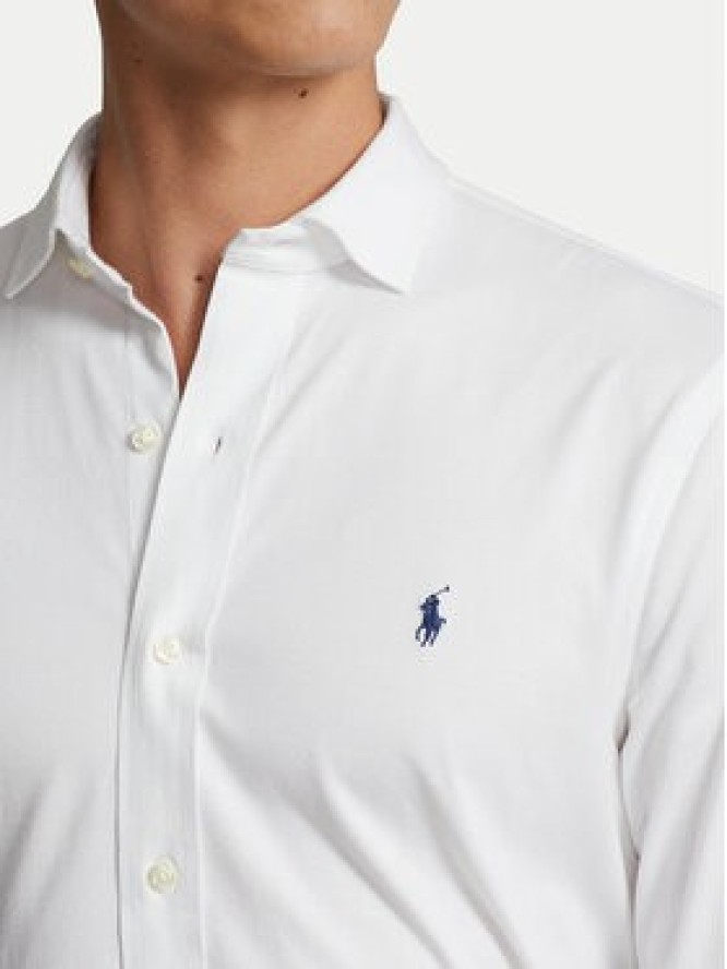 Polo Ralph Lauren Koszula 710899386001 Biały Slim Fit