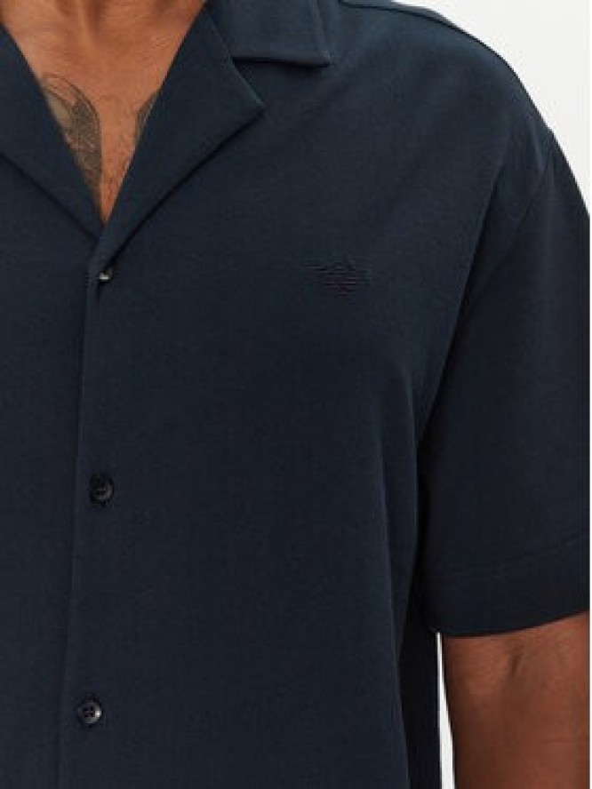 Emporio Armani Underwear Koszula EM000593 AF14107 UB102 Granatowy Regular Fit