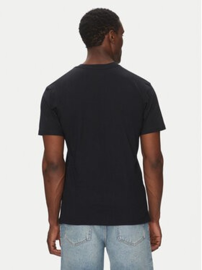 Quiksilver T-Shirt EQYZT08064 Czarny Regular Fit