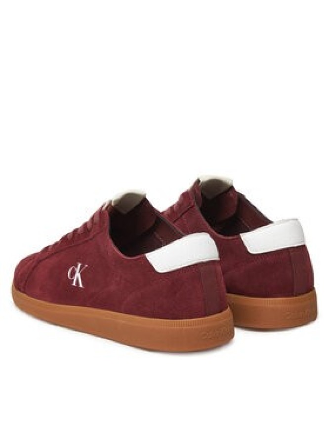 Calvin Klein Jeans Sneakersy Low Profile Cupsole Su YM0YM01321 Bordowy